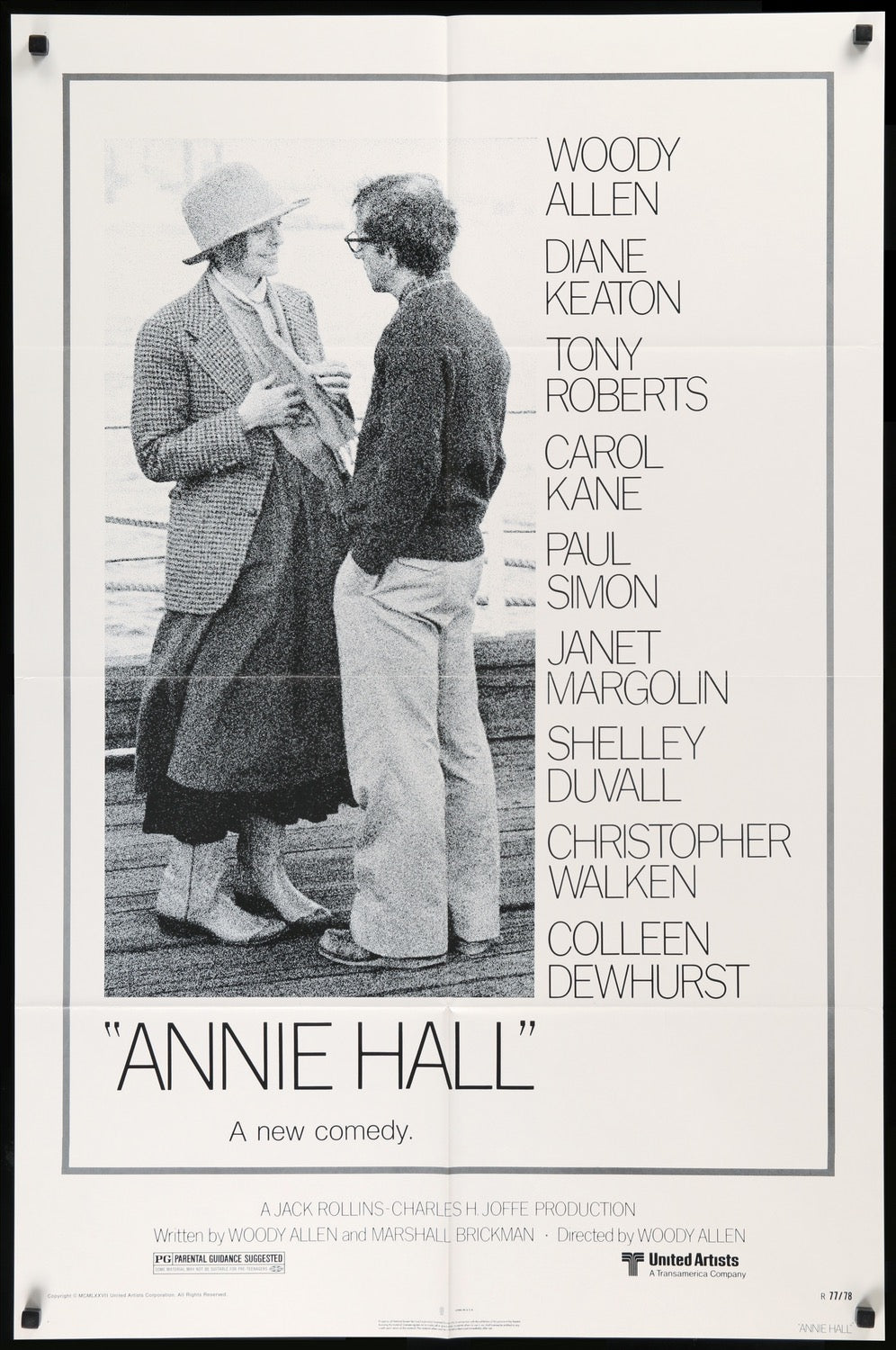 Annie Hall (1977) original movie poster for sale at Original Film Art - Vintage Movie Posters