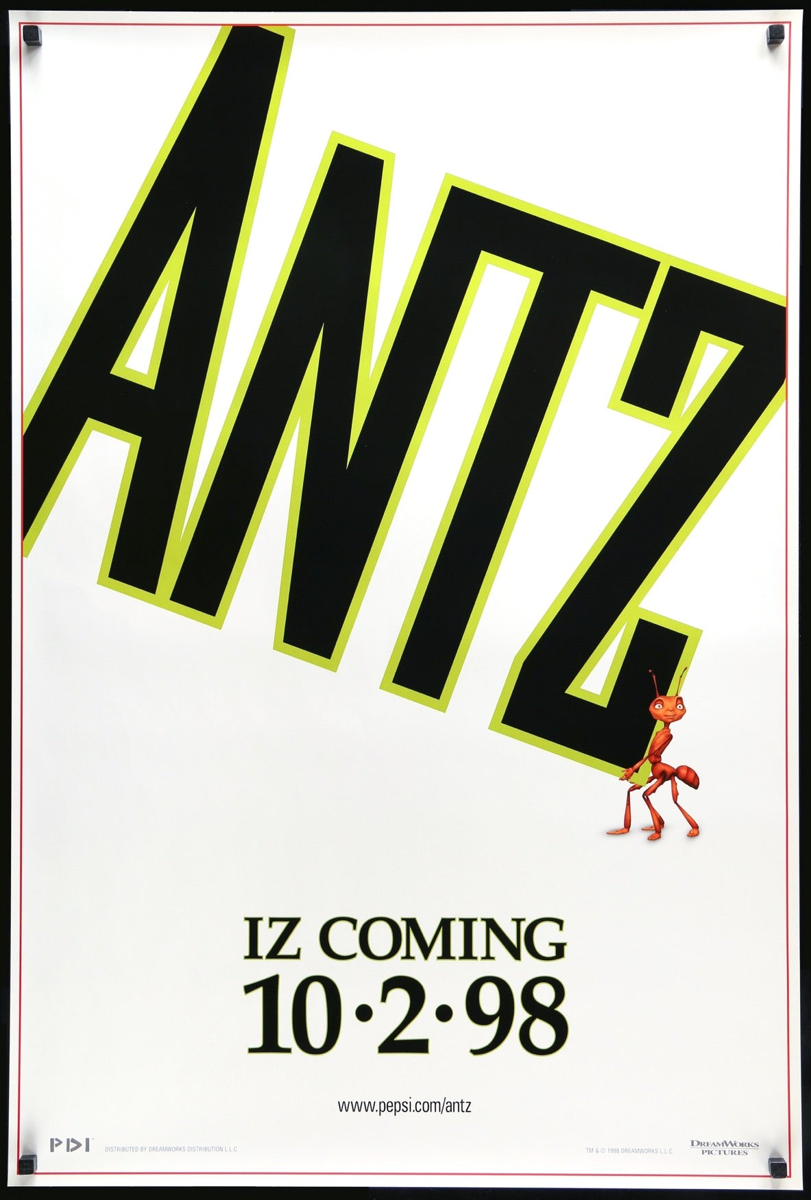 Antz (1998) original movie poster for sale at Original Film Art