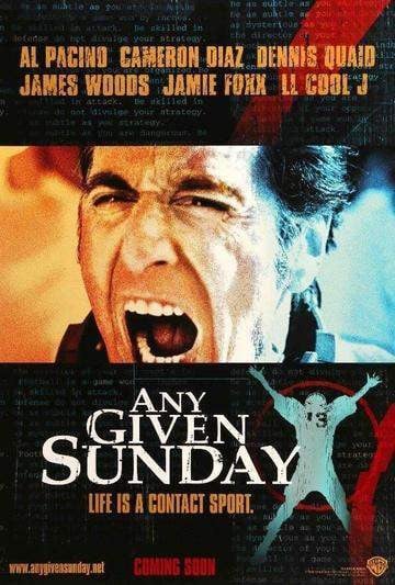 Any Given Sunday (1999) original movie poster for sale at Original Film Art - Vintage Movie Posters