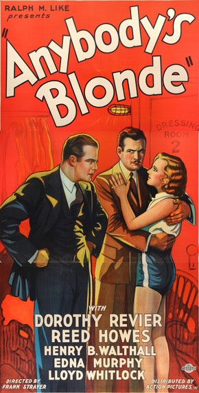 Anybody's Blonde (1931) original movie poster for sale at Original Film Art