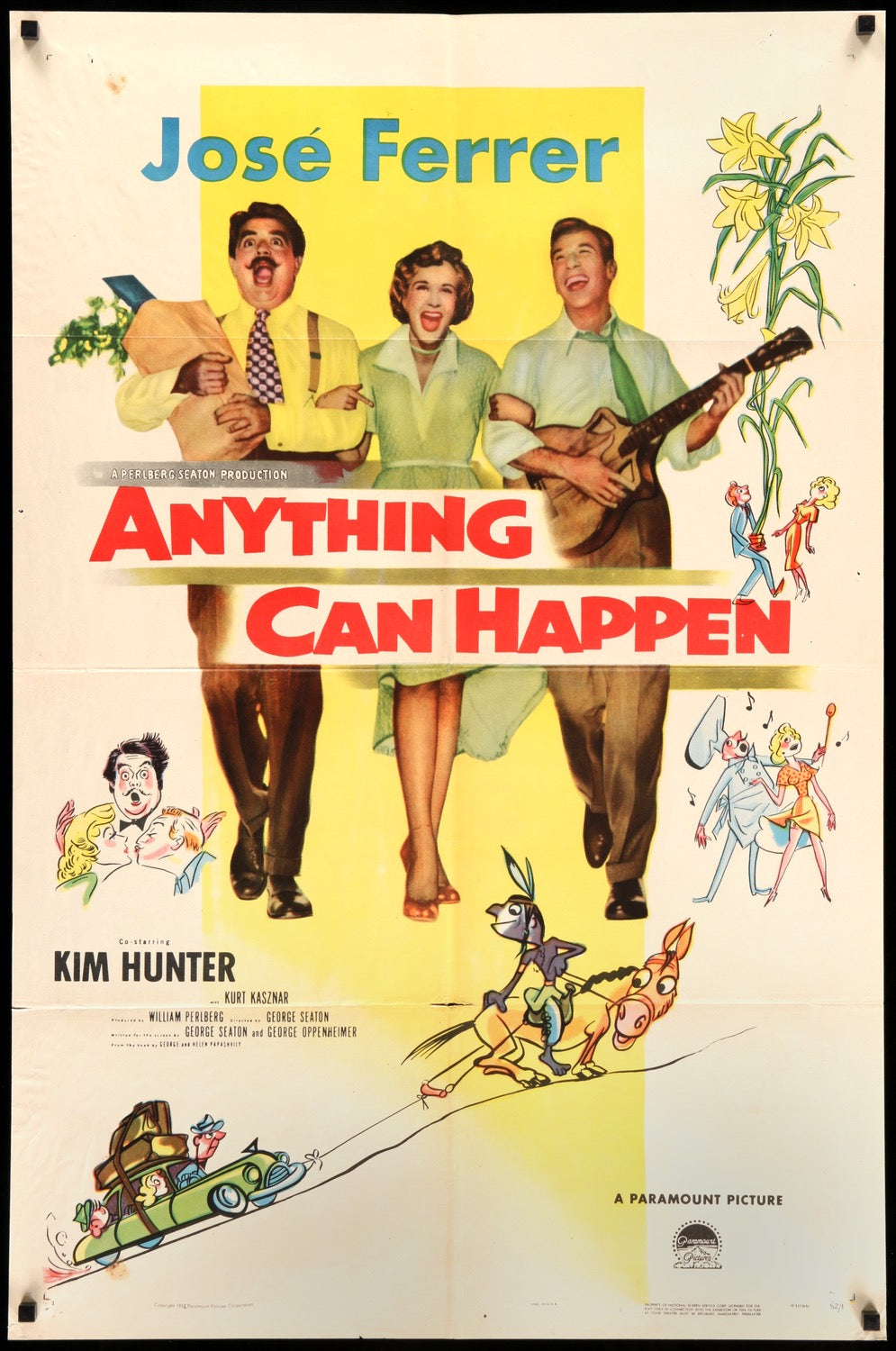 Anything Can Happen (1952) original movie poster for sale at Original Film Art