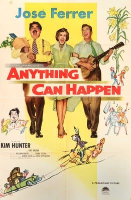 Anything Can Happen (1952) original movie poster for sale at Original Film Art