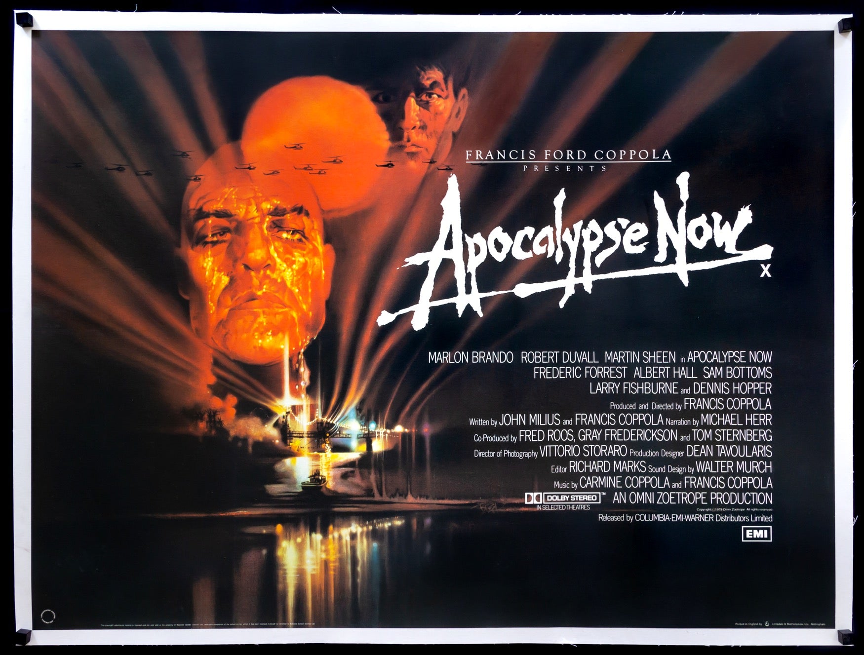 Apocalypse Now (1979) Original British Quad Movie Poster - Original Film  Art - Vintage Movie Posters