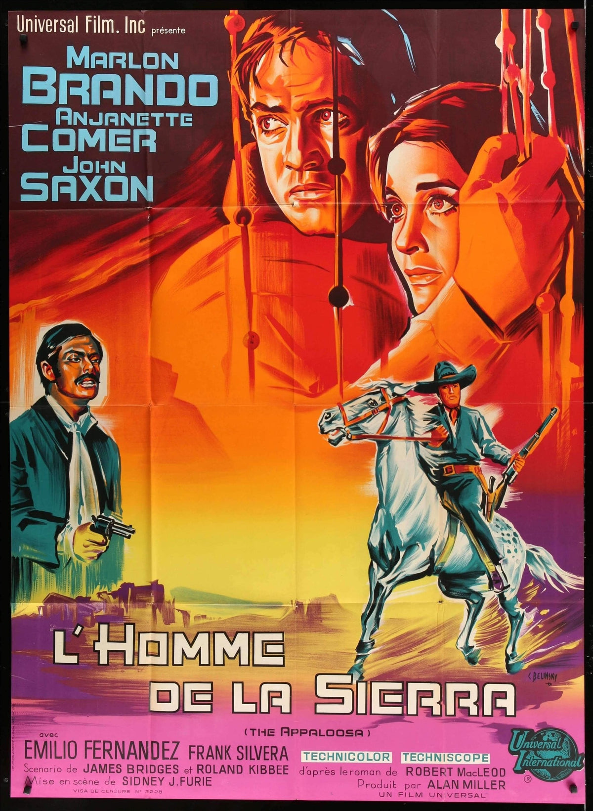 Appaloosa (1966) original movie poster for sale at Original Film Art - Vintage Movie Posters