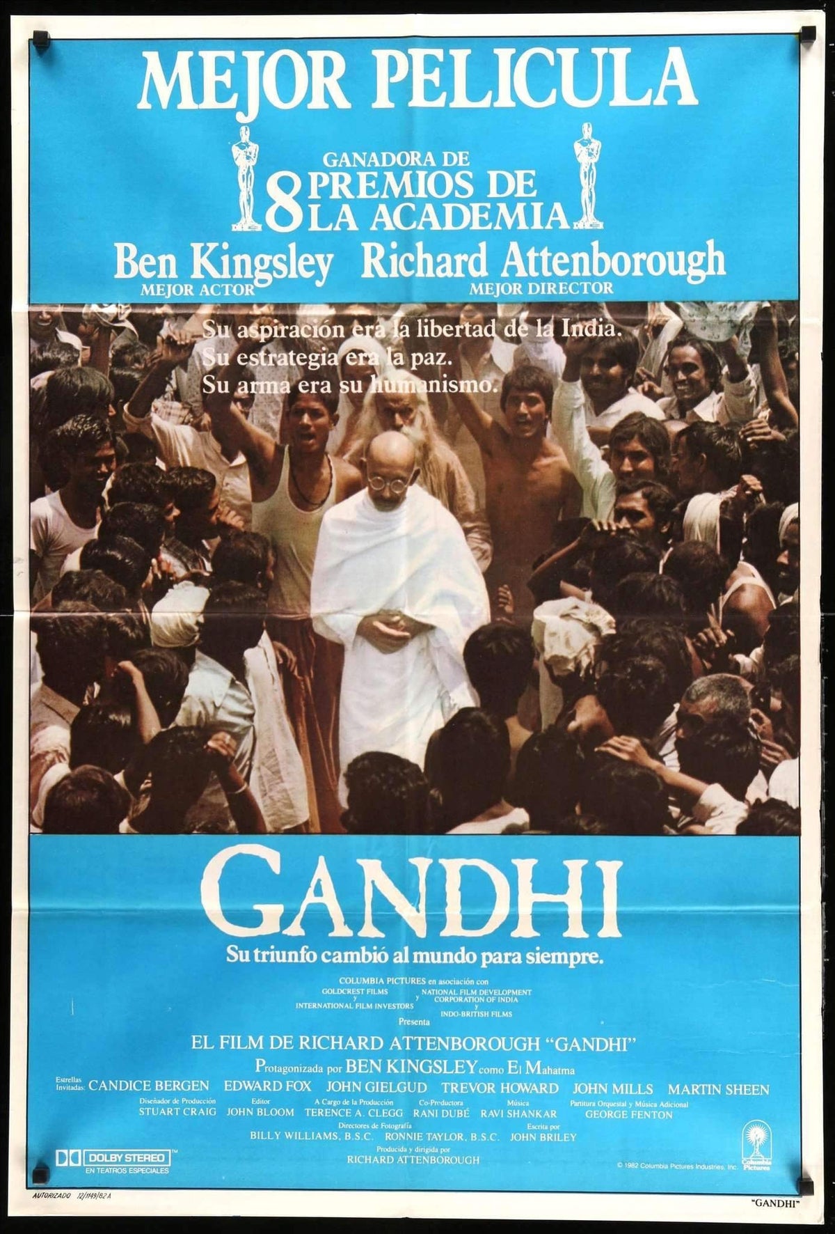 Gandhi (1982) original movie poster for sale at Original Film Art - Vintage Movie Posters