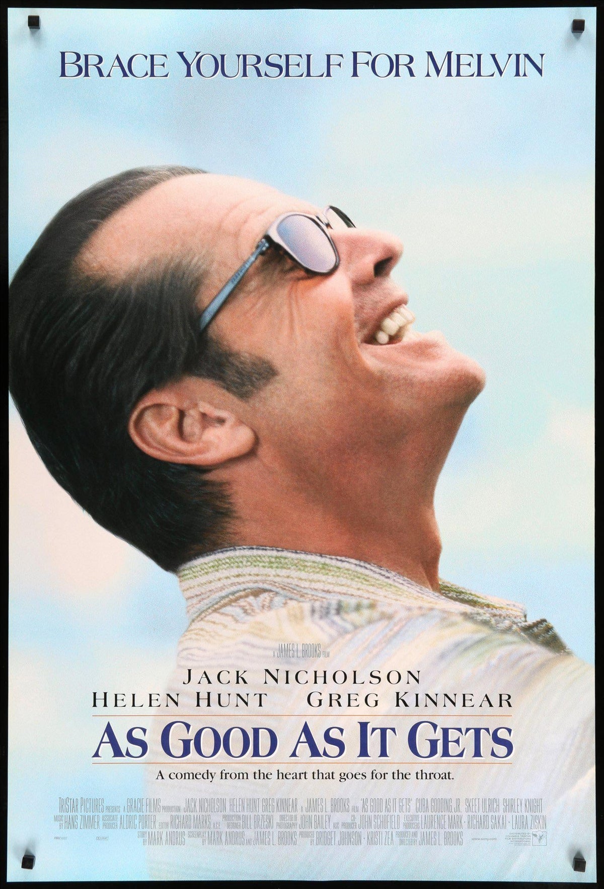 As Good As It Gets (1997) original movie poster for sale at Original Film Art - Vintage Movie Posters