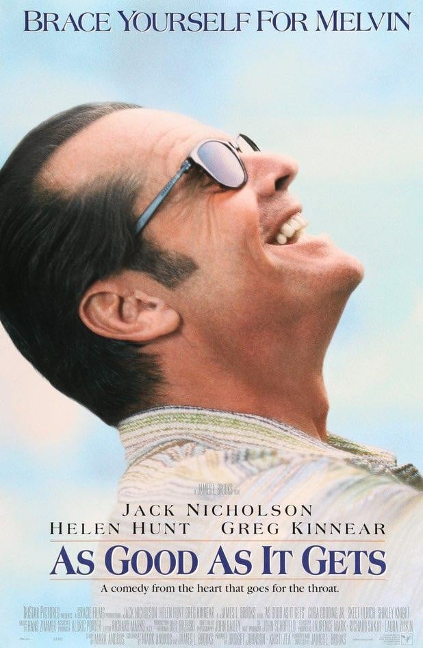 As Good As It Gets (1997) original movie poster for sale at Original Film Art - Vintage Movie Posters