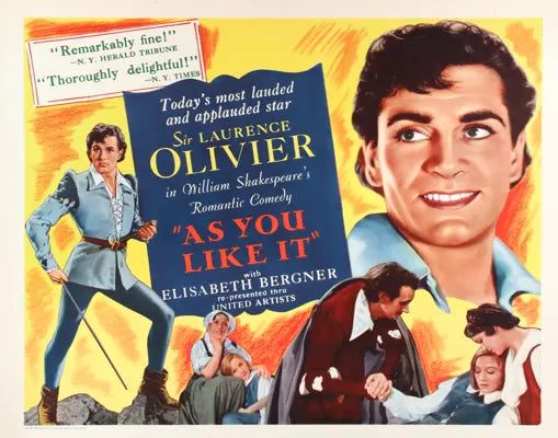 As You Like It (1936) original movie poster for sale at Original Film Art - Vintage Movie Posters