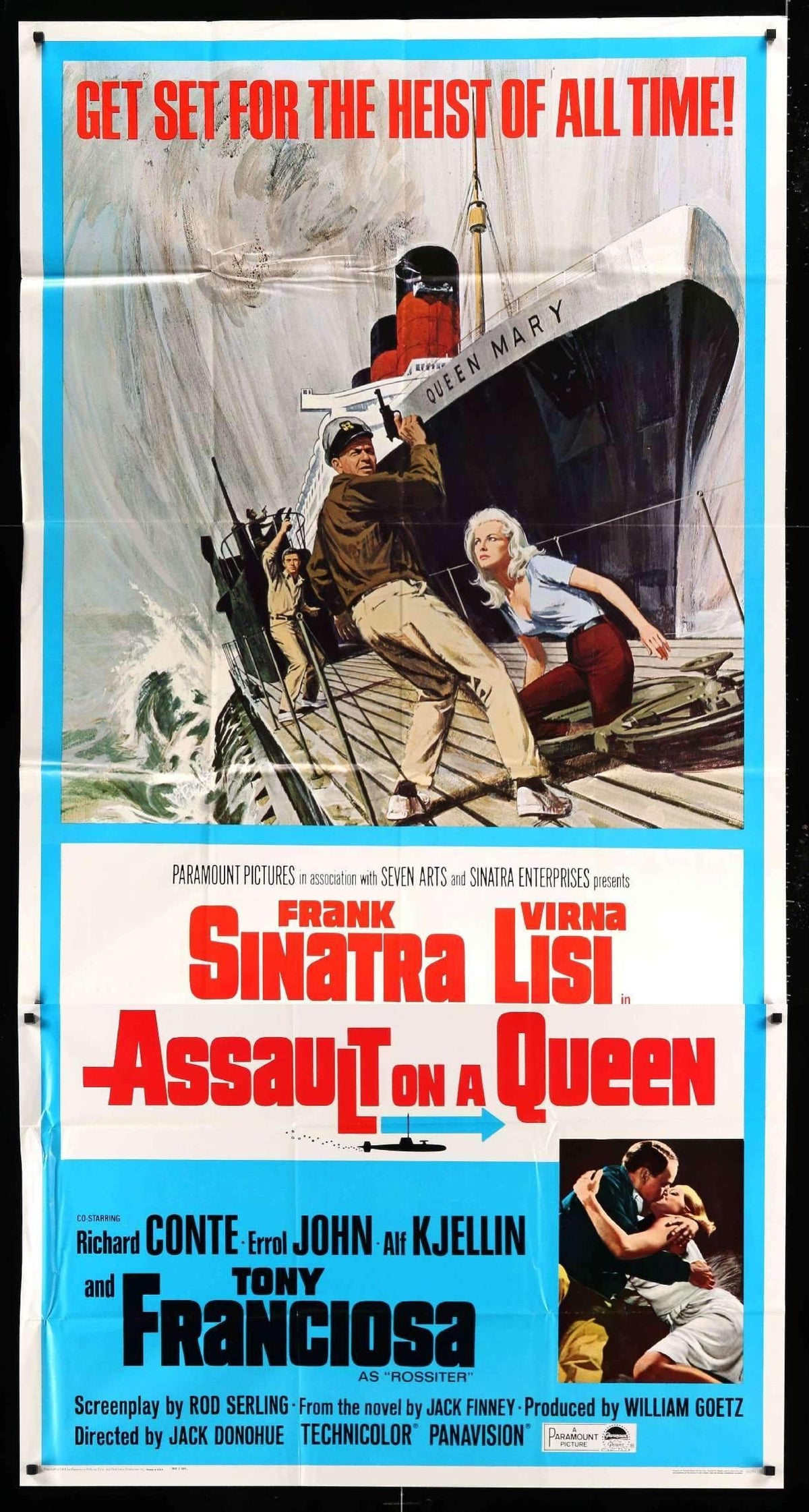 Assault on a Queen (1966) original movie poster for sale at Original Film Art