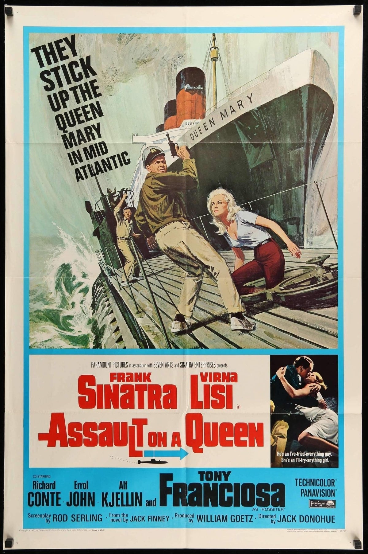 Assault on a Queen (1966) original movie poster for sale at Original Film Art