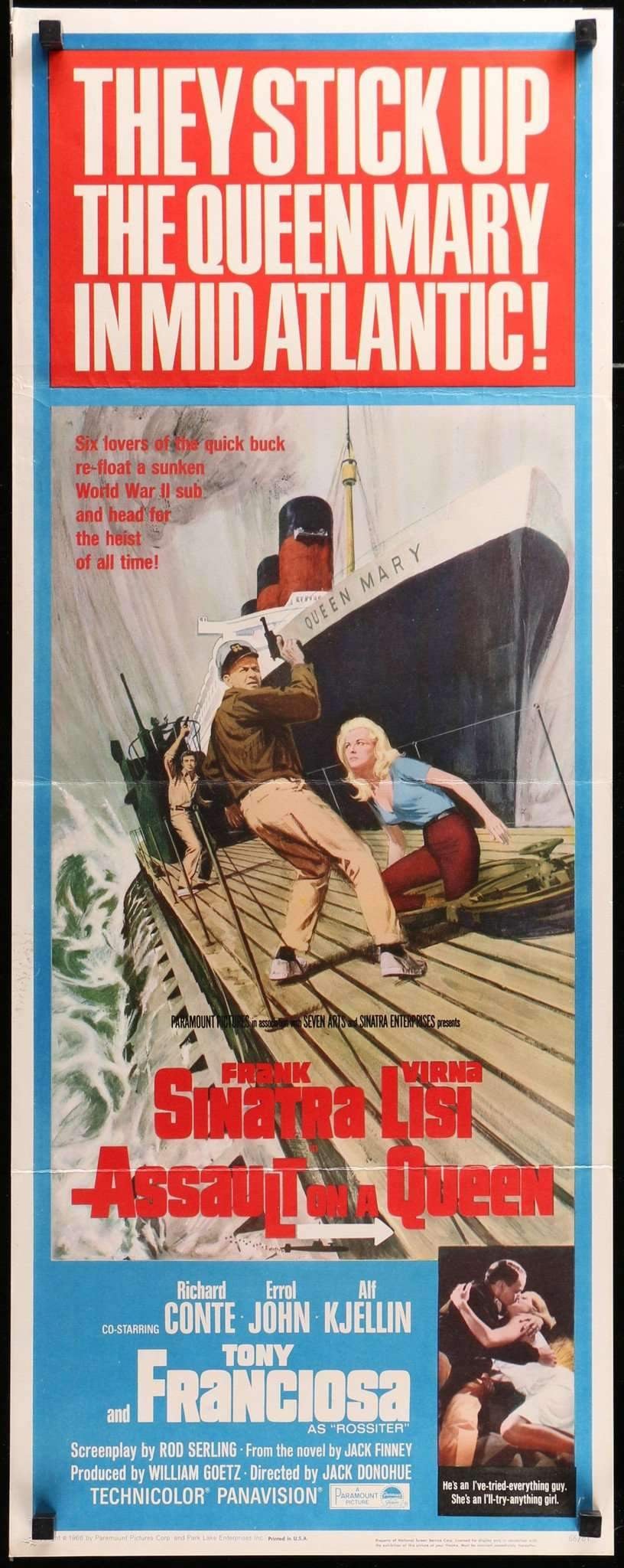 Assault on a Queen (1966) original movie poster for sale at Original Film Art - Vintage Movie Posters