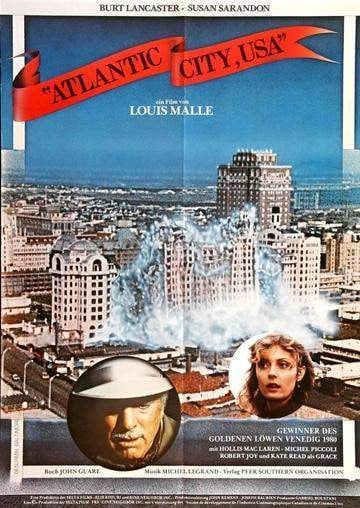 ATLANTIC CITY Original Daybill Movie poster Burt Lancaster