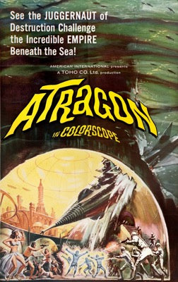 Atragon (1963) original movie poster for sale at Original Film Art - Vintage Movie Posters