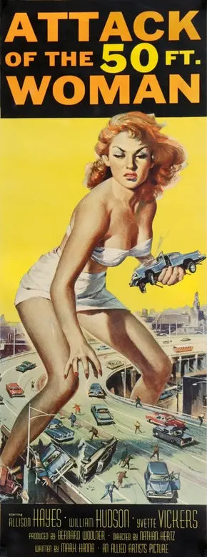 Attack of the 50 Foot Woman (1958) original movie poster for sale at Original Film Art