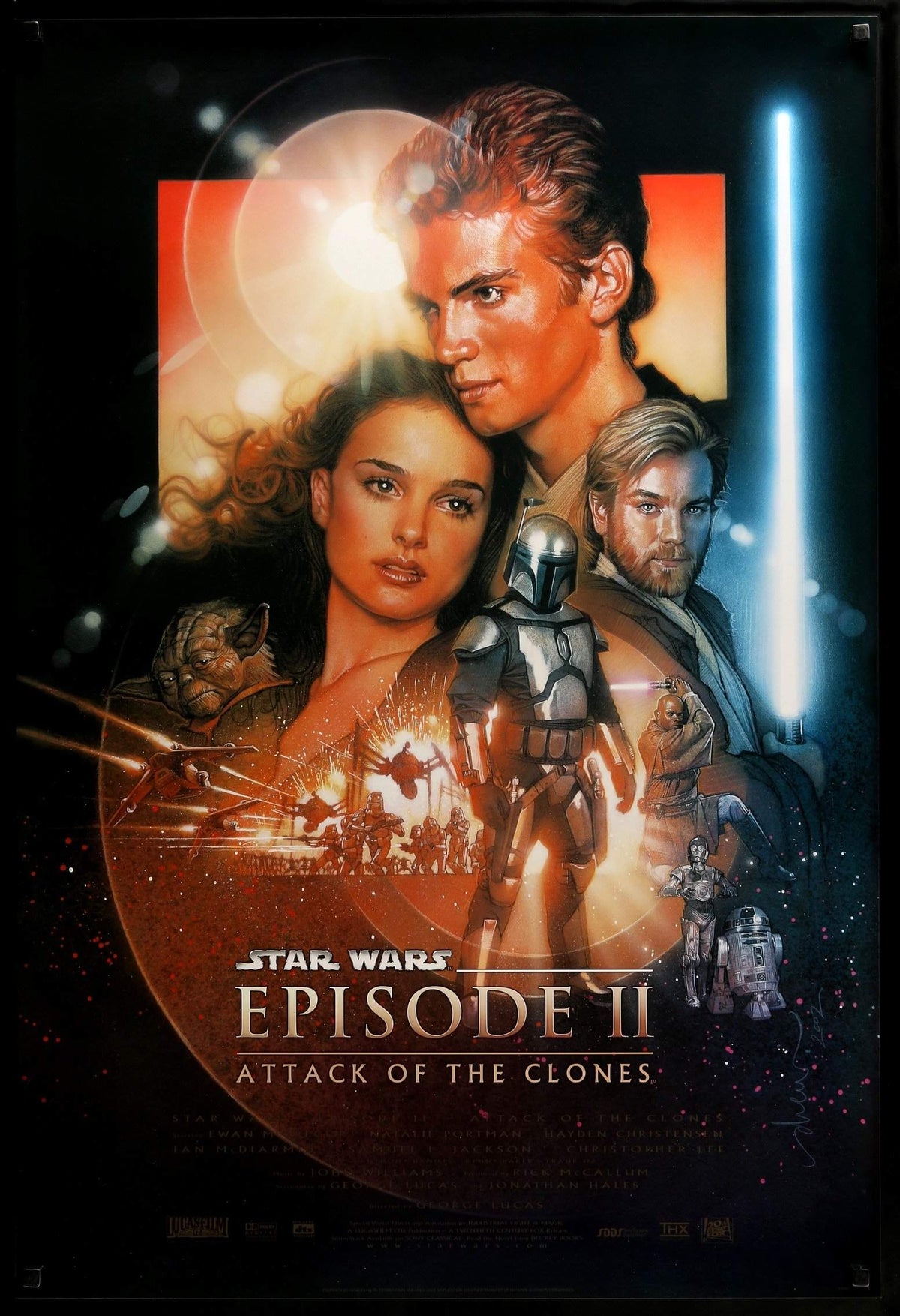 Star Wars: Episode II - Attack of the Clones (2002) original movie poster for sale at Original Film Art