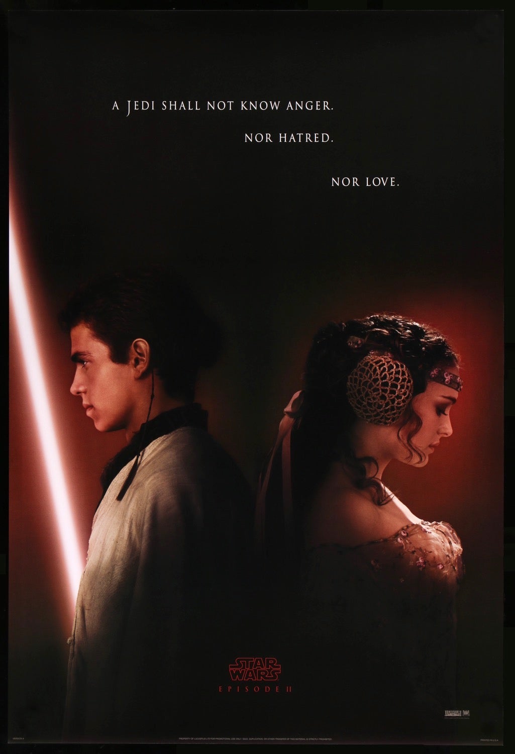 Star Wars: Episode II - Attack of the Clones (2002) original movie poster for sale at Original Film Art - Vintage Movie Posters