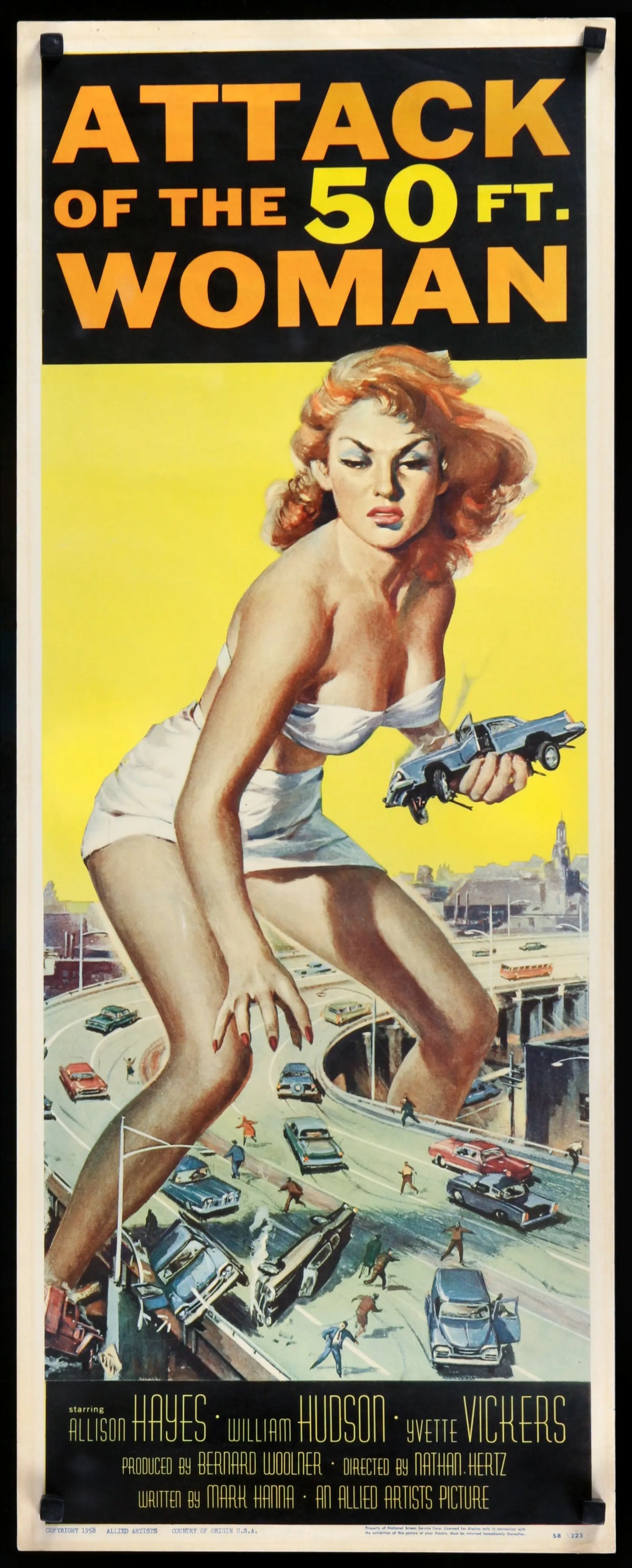 Attack of the 50 Foot Woman (1958) original movie poster for sale at Original Film Art