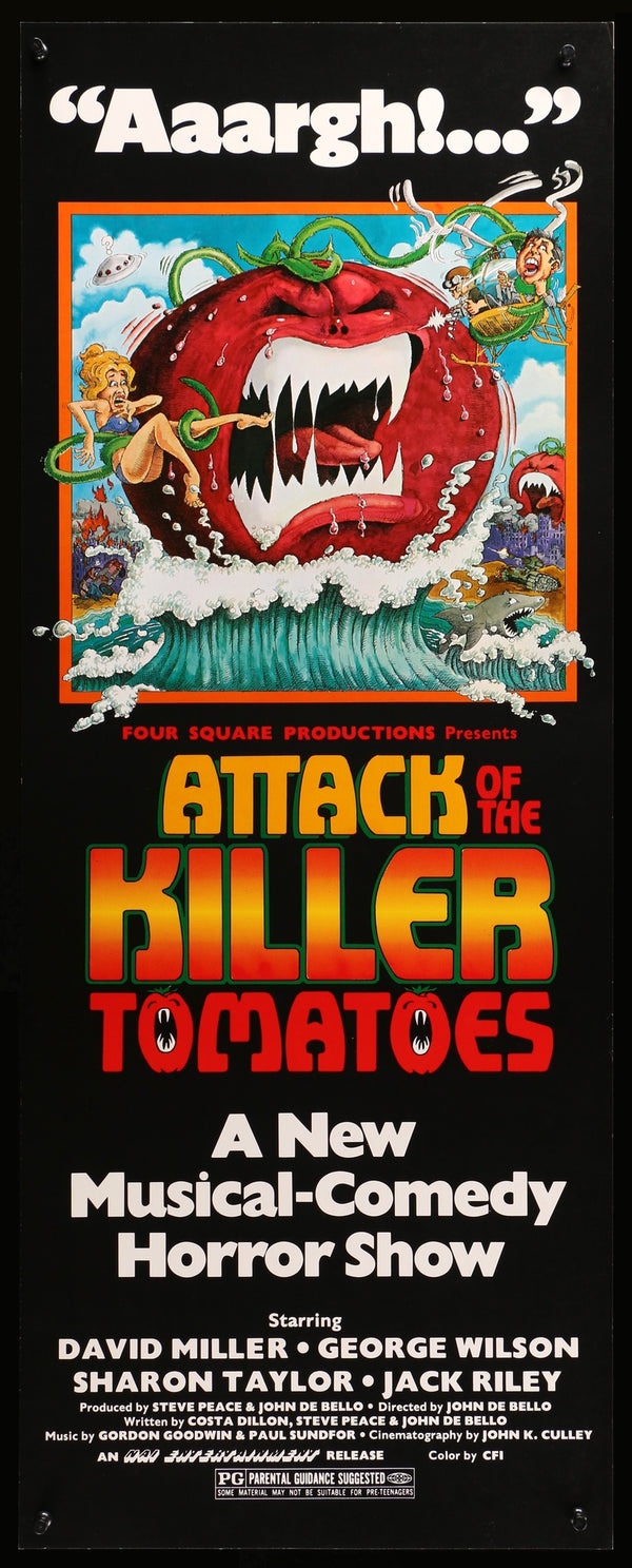 Attack of the Killer Tomatoes (1978) Original Insert Movie Poster