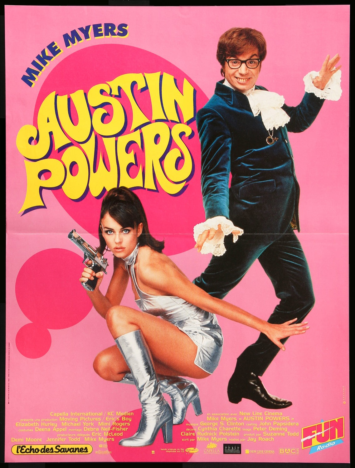 Austin Powers: International Man of Mystery (1997) original movie poster for sale at Original Film Art - Vintage Movie Posters