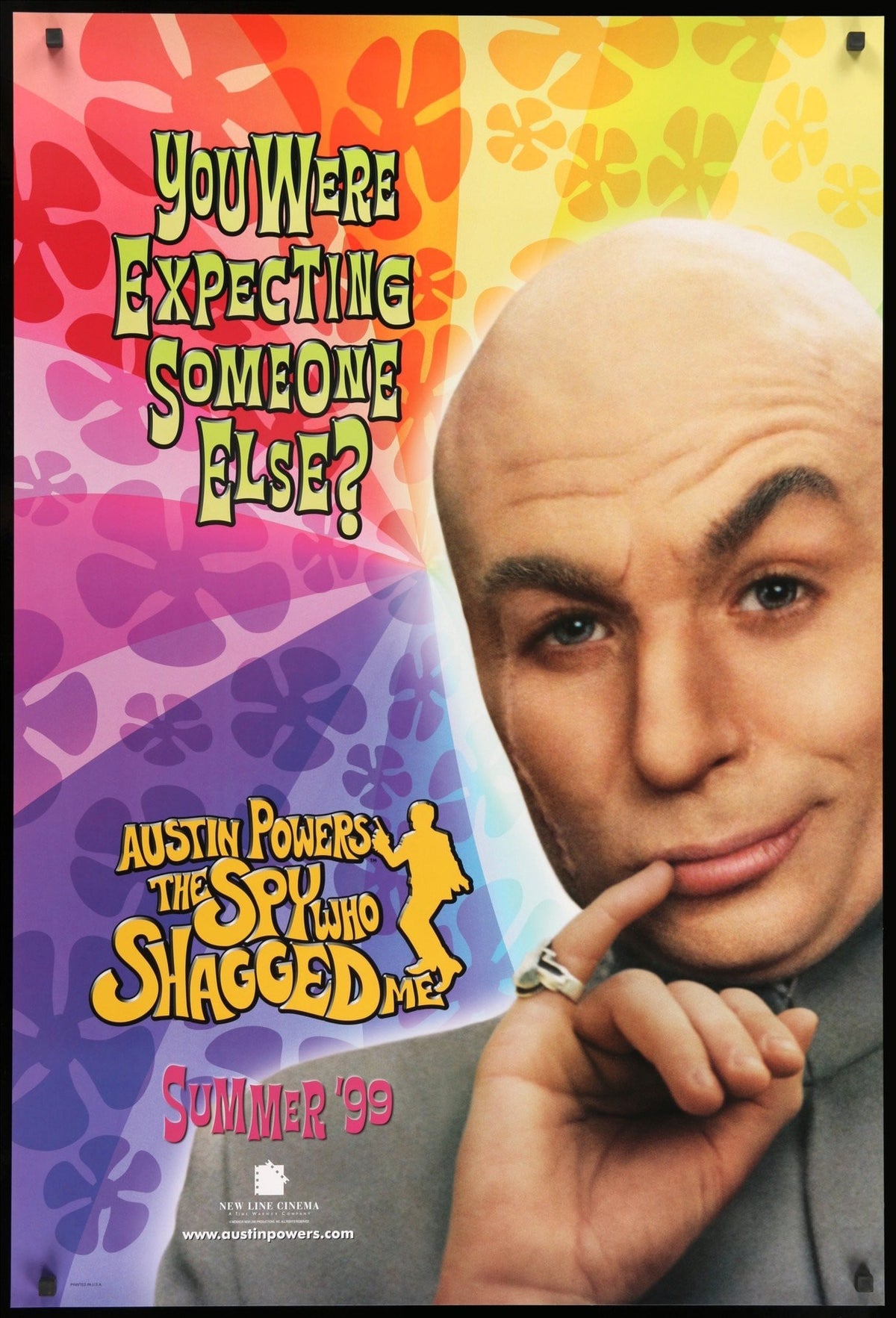 Austin Powers The Spy Who Shagged Me 1999 One Sheet Movie Poster Austin powers the spy who shagged me 1999 one sheet movie poster