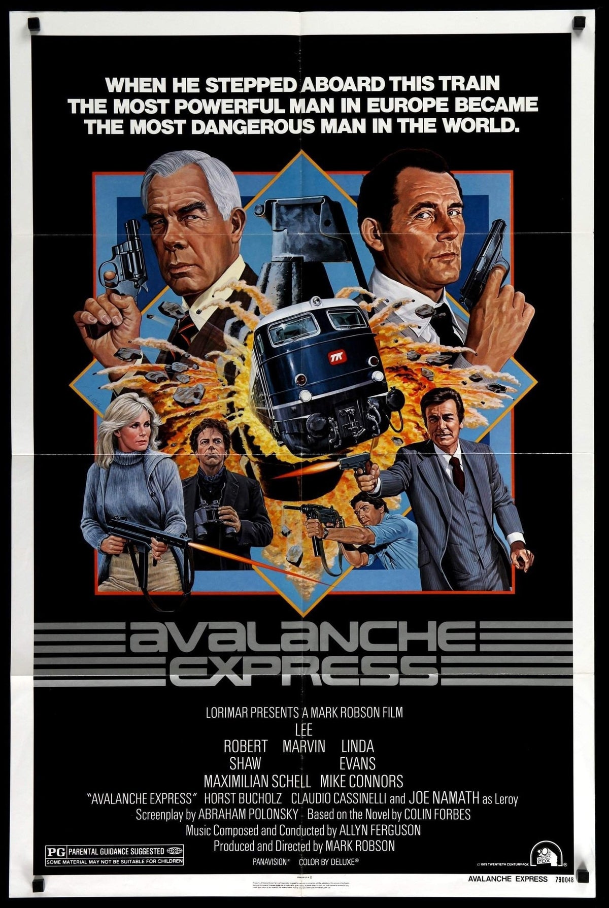 Avalanche Express (1979) original movie poster for sale at Original Film Art