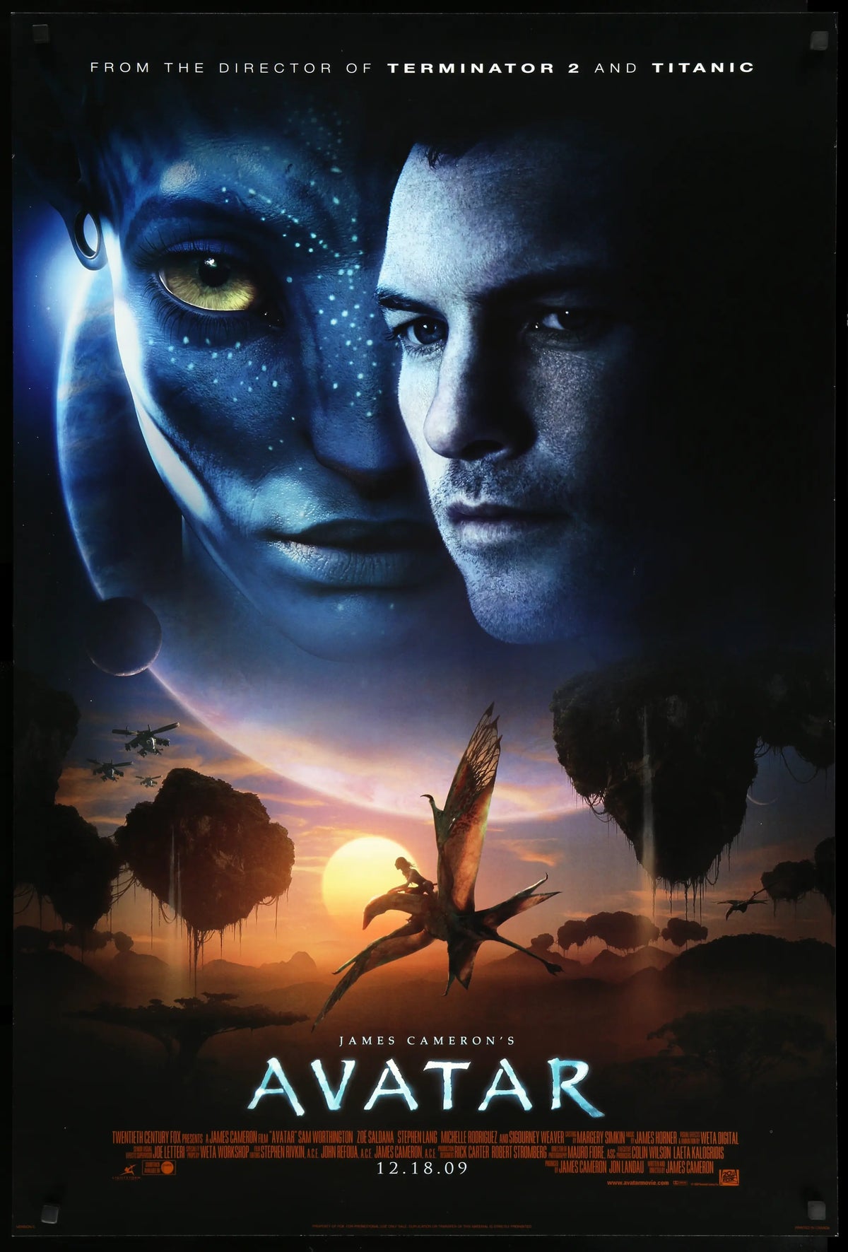 Avatar (2009) original movie poster for sale at Original Film Art