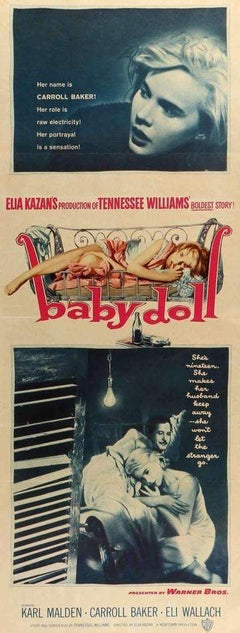 Baby Doll 1956 Original Linen Backed Insert Movie Poster