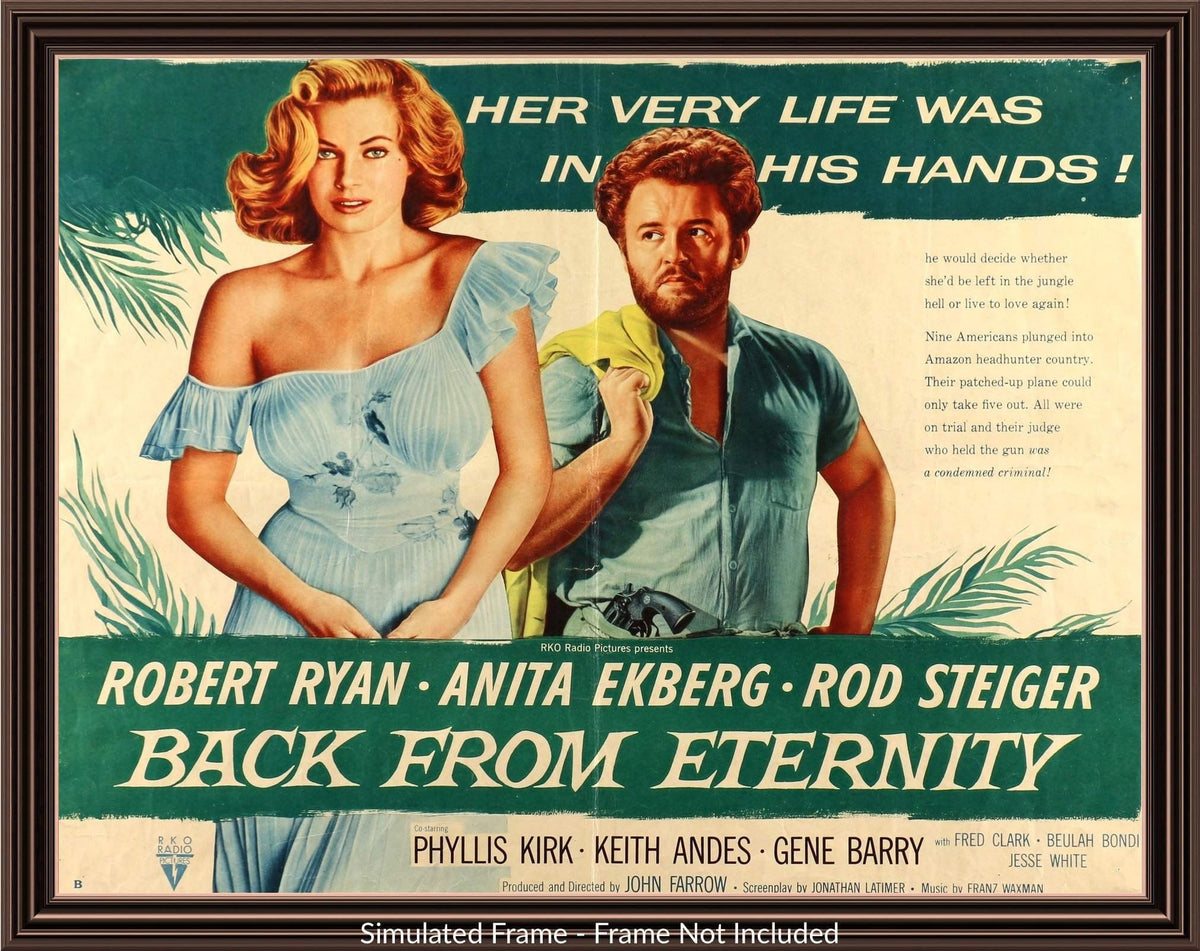 Back From Eternity (1956) original movie poster for sale at Original Film Art - Vintage Movie Posters