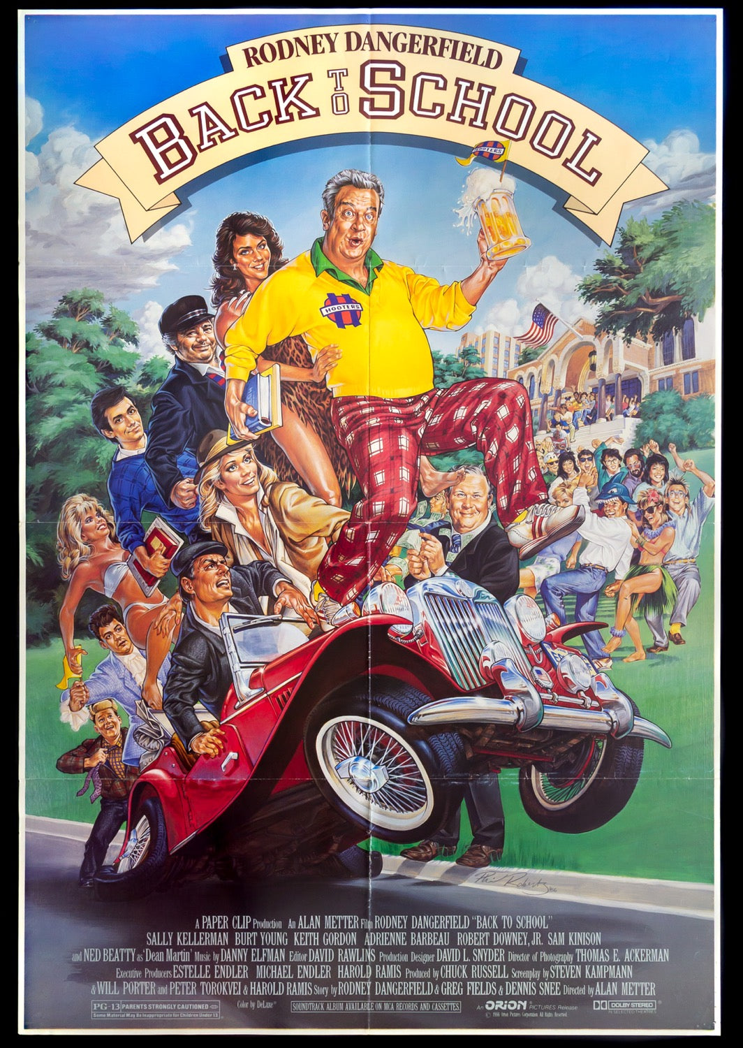 Back to School (1986) Original One-Sheet Movie Poster - Original Film Art -  Vintage Movie Posters