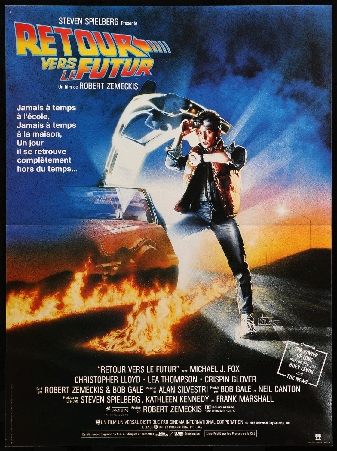 Back To the Future (1985) original movie poster for sale at Original Film Art - Vintage Movie Posters