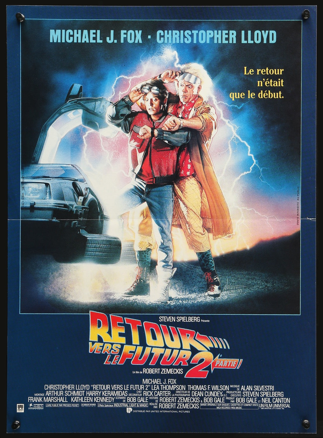 Back to the Future Part 2 (1989) original movie poster for sale at Original Film Art - Vintage Movie Posters