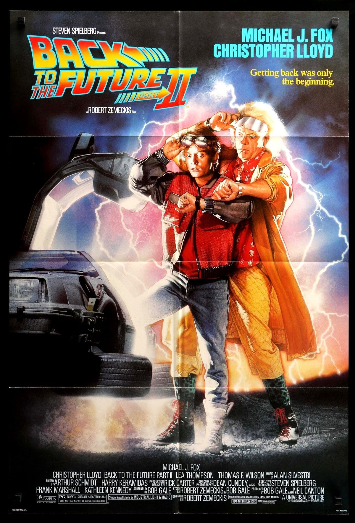 Back to the Future Part 2 (1989) original movie poster for sale at Original Film Art - Vintage Movie Posters