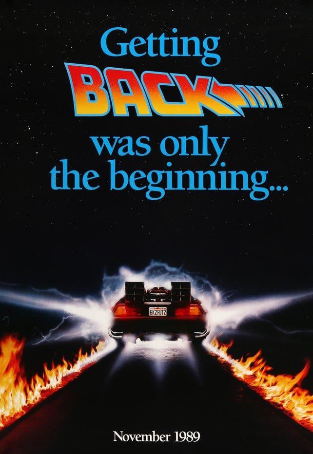 Back to the Future Part 2 (1989) original movie poster for sale at Original Film Art - Vintage Movie Posters