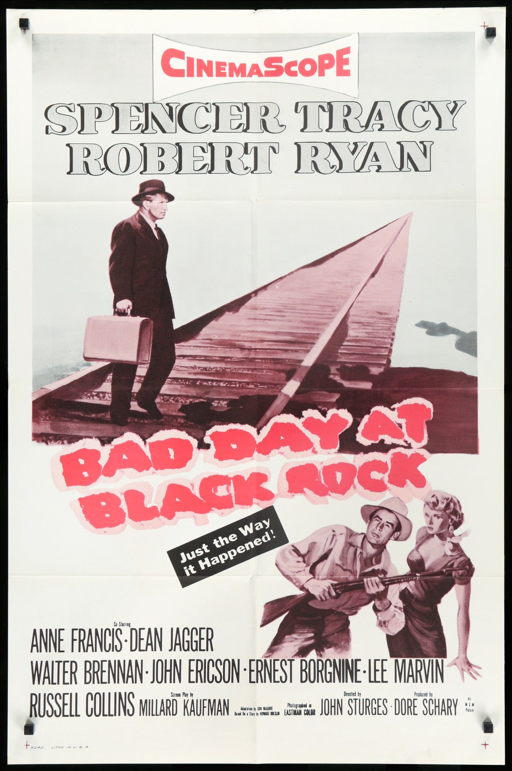 Bad Day at Black Rock (1955) original movie poster for sale at Original Film Art - Vintage Movie Posters