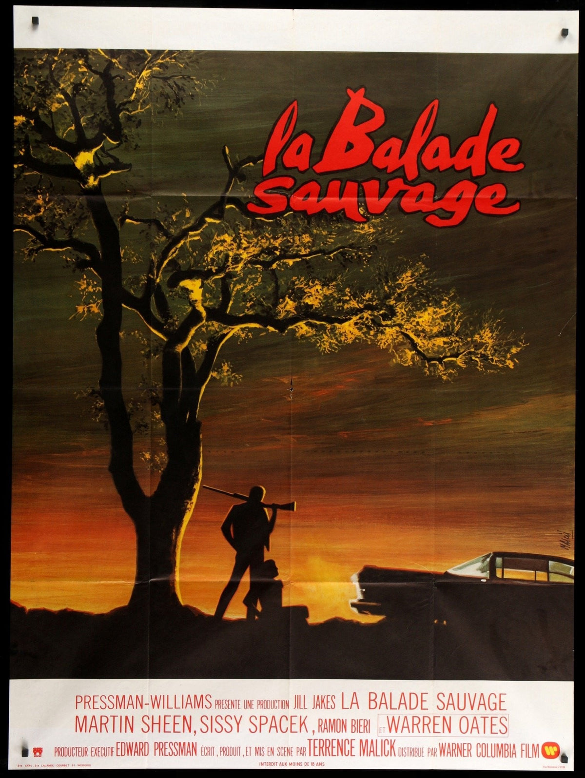 Badlands (1974) original movie poster for sale at Original Film Art - Vintage Movie Posters