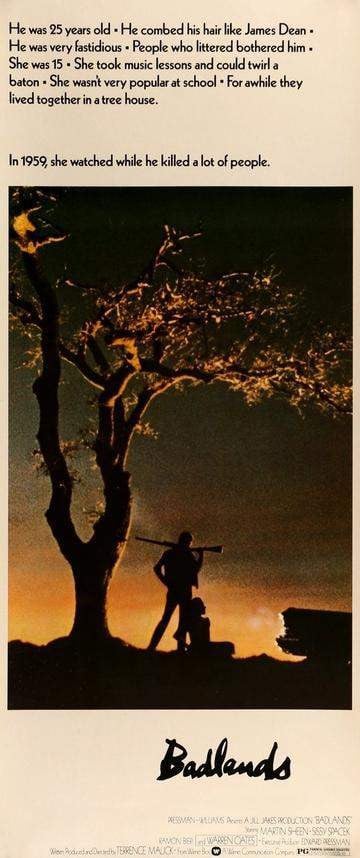 Badlands (1974) original movie poster for sale at Original Film Art - Vintage Movie Posters