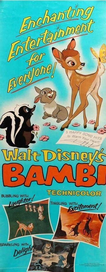 Bambi (1942) original movie poster for sale at Original Film Art - Vintage Movie Posters
