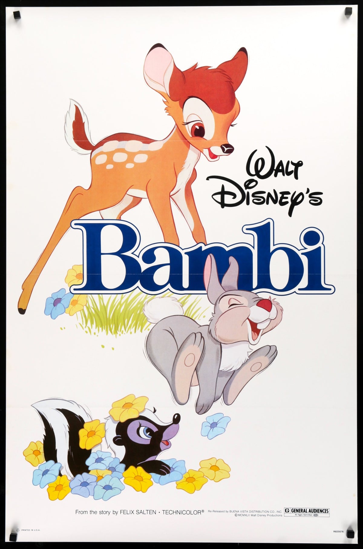 Bambi (1942) original movie poster for sale at Original Film Art - Vintage Movie Posters