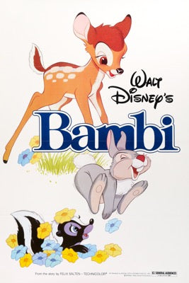 Bambi (1942) original movie poster for sale at Original Film Art - Vintage Movie Posters