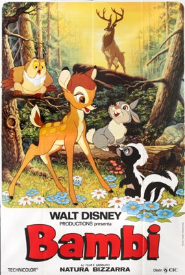 Bambi (1942) original movie poster for sale at Original Film Art - Vintage Movie Posters