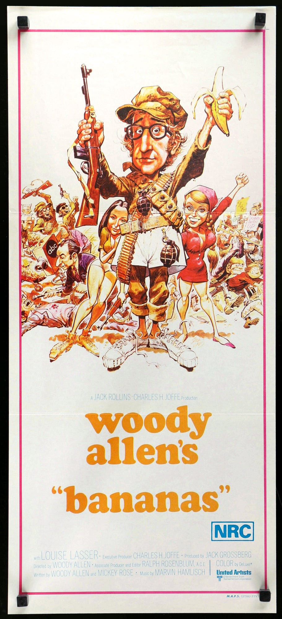 Bananas (1971) original movie poster for sale at Original Film Art - Vintage Movie Posters