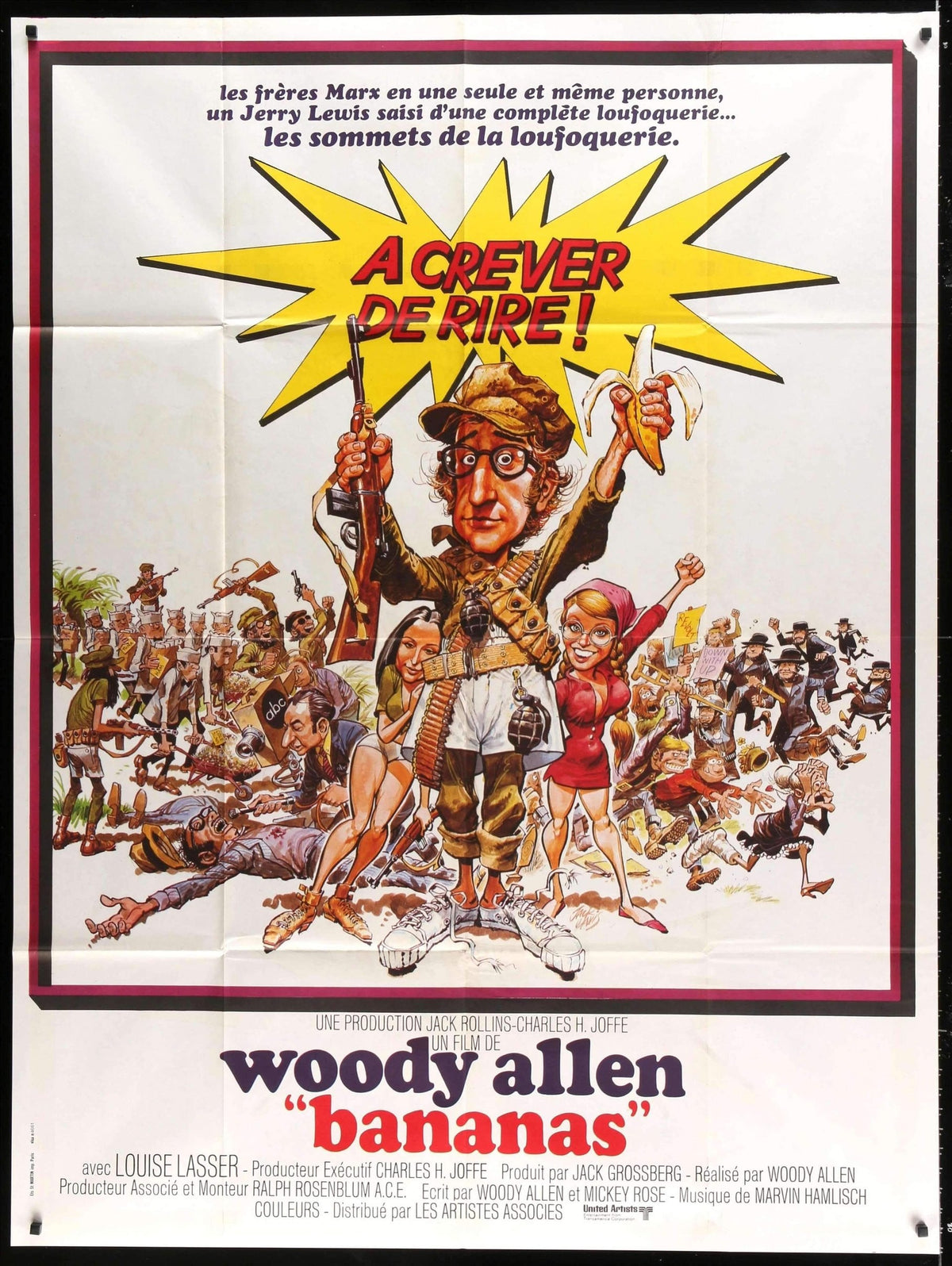 Bananas (1971) original movie poster for sale at Original Film Art - Vintage Movie Posters