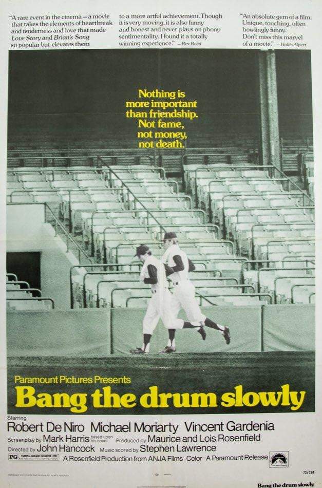 Bang the Drum Slowly (1973) original movie poster for sale at Original Film Art - Vintage Movie Posters
