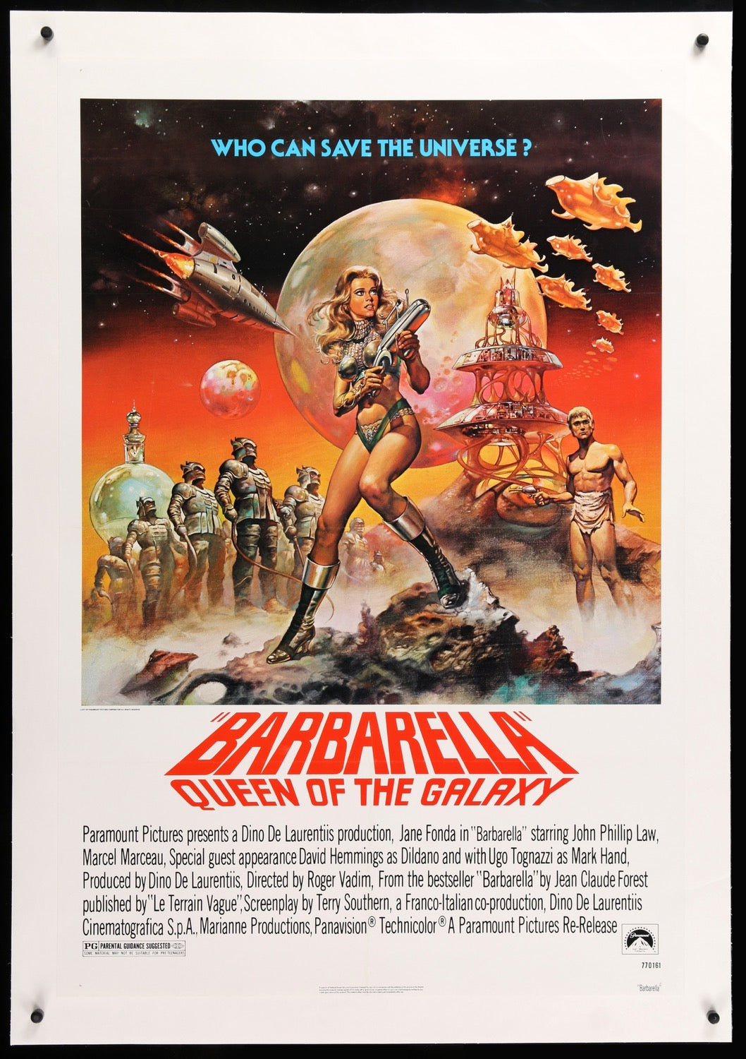 Barbarella (1968) original movie poster for sale at Original Film Art