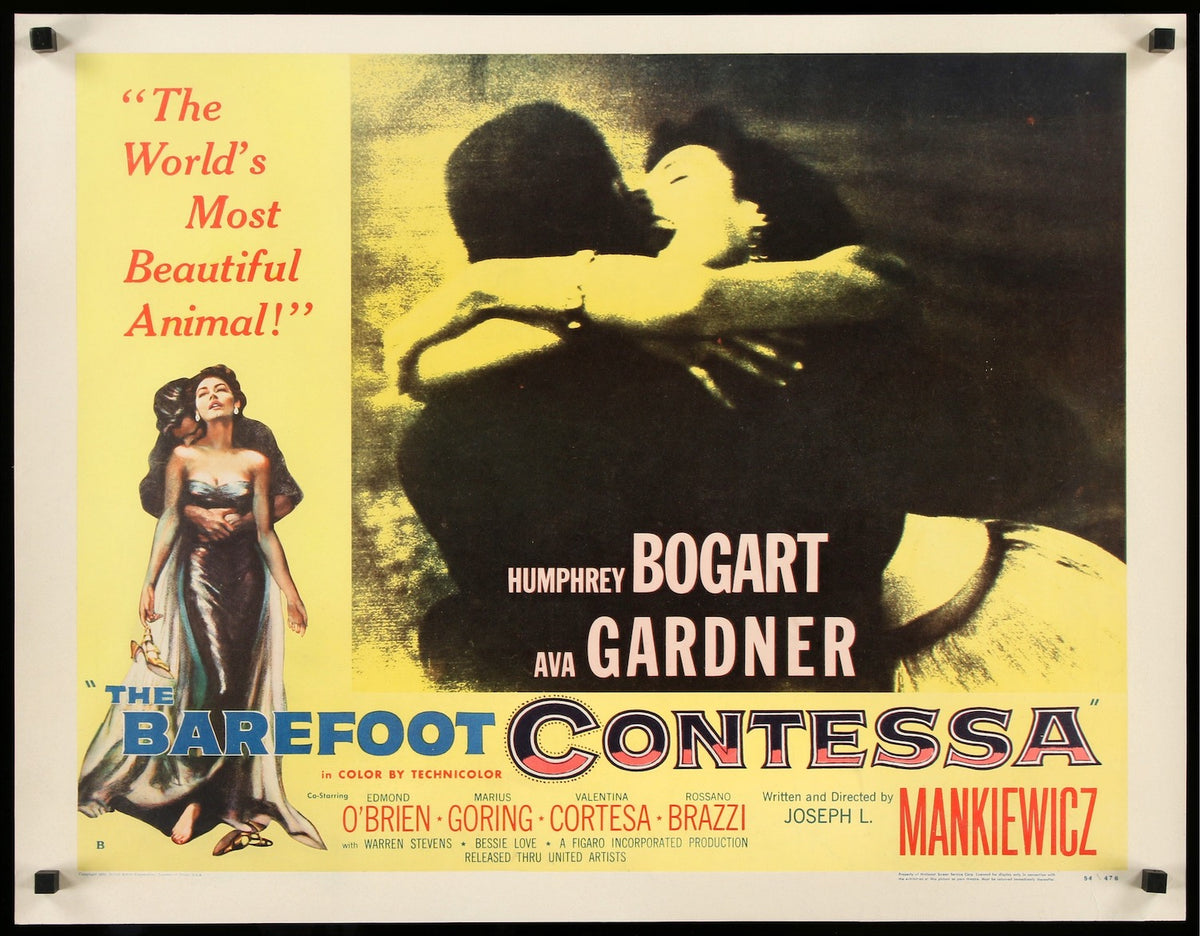 Barefoot Contessa (1954) original movie poster for sale at Original Film Art - Vintage Movie Posters