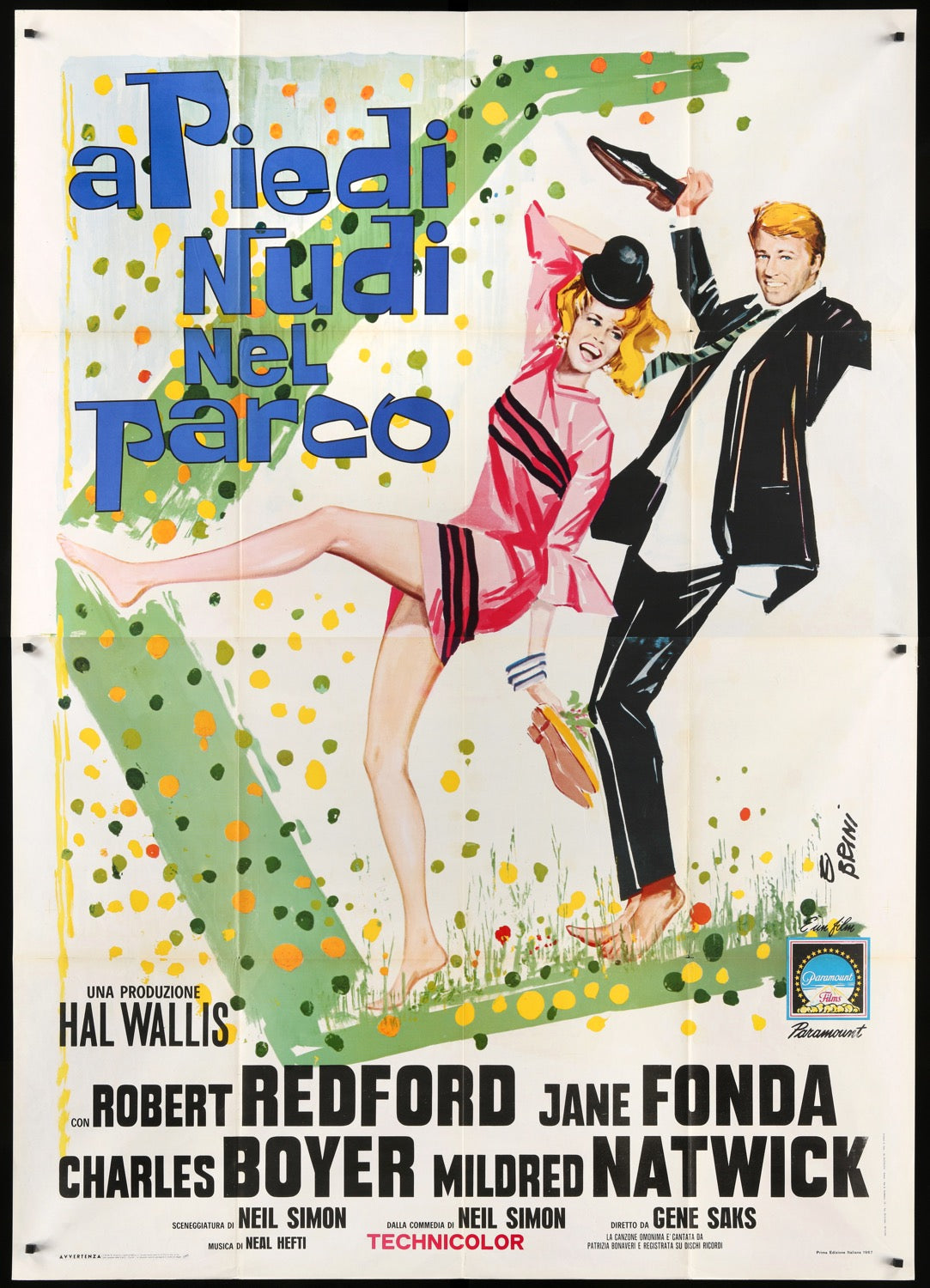 Barefoot in the Park (1967) original movie poster for sale at Original Film Art - Vintage Movie Posters