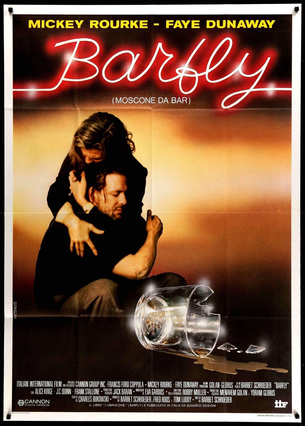 Barfly (1987) original movie poster for sale at Original Film Art - Vintage Movie Posters