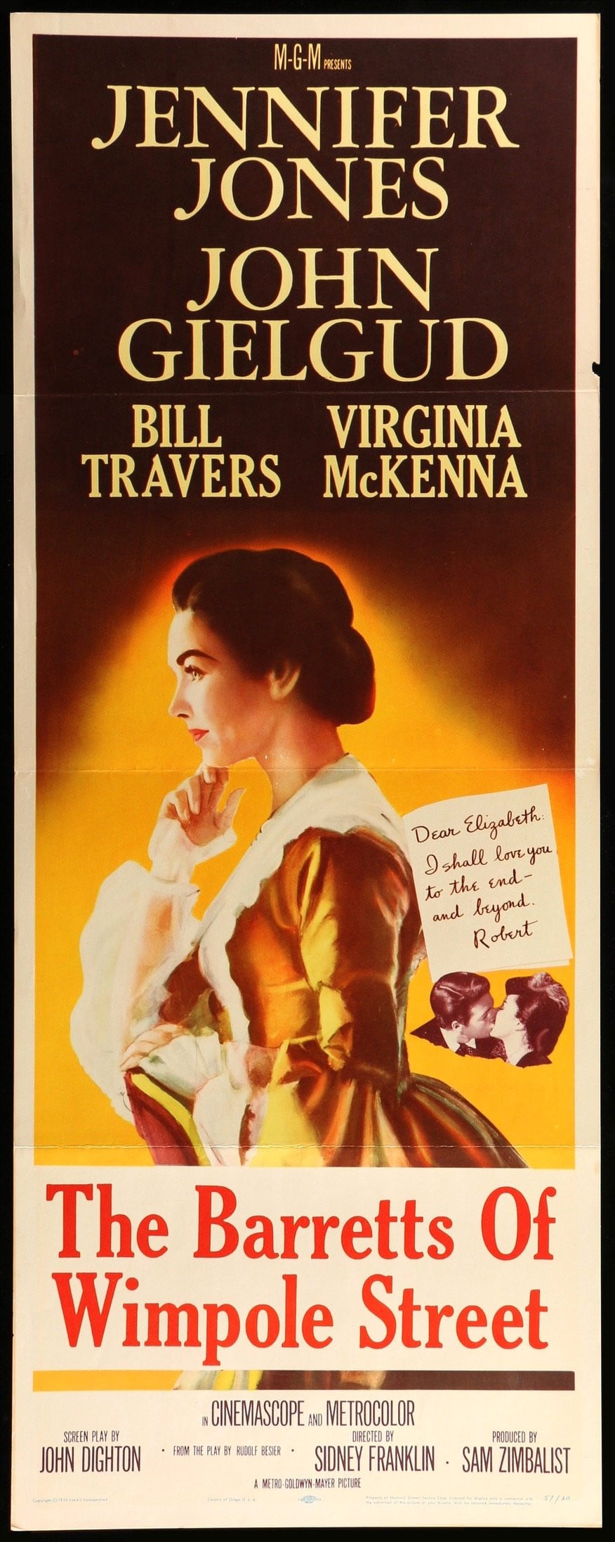Barretts of Wimpole Street (1957) original movie poster for sale at Original Film Art
