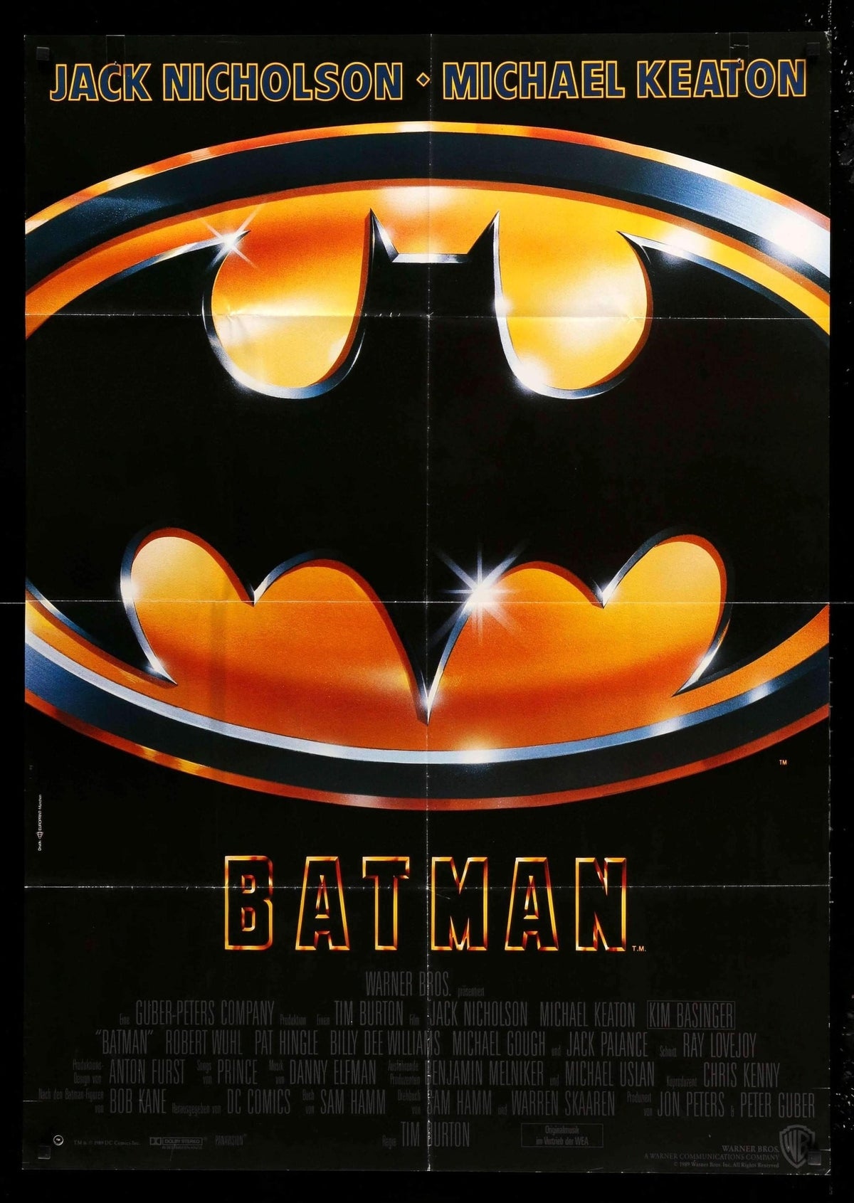 Batman (1989) original movie poster for sale at Original Film Art - Vintage Movie Posters