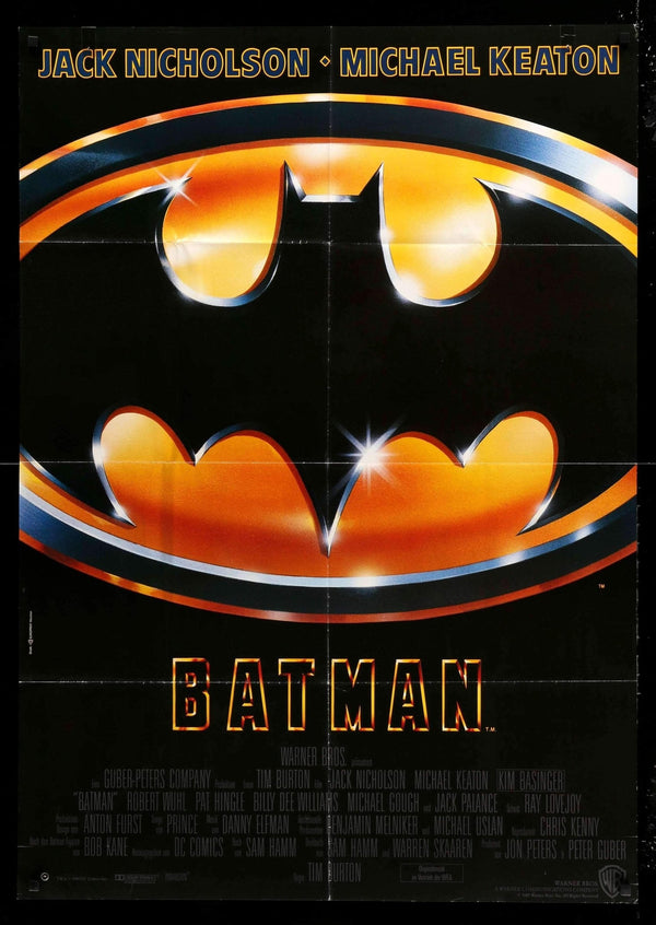 希少初期版‼️1989年作品　映画『BATMAN バットマン』　ビッグポスター 希少初期版‼️1989年作品 映画『BATMAN バットマン』 ビッグポスター